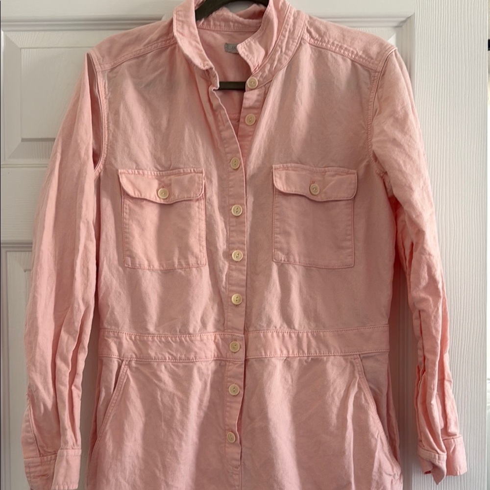 Outerknown Light Pink Utility Jumpsuit